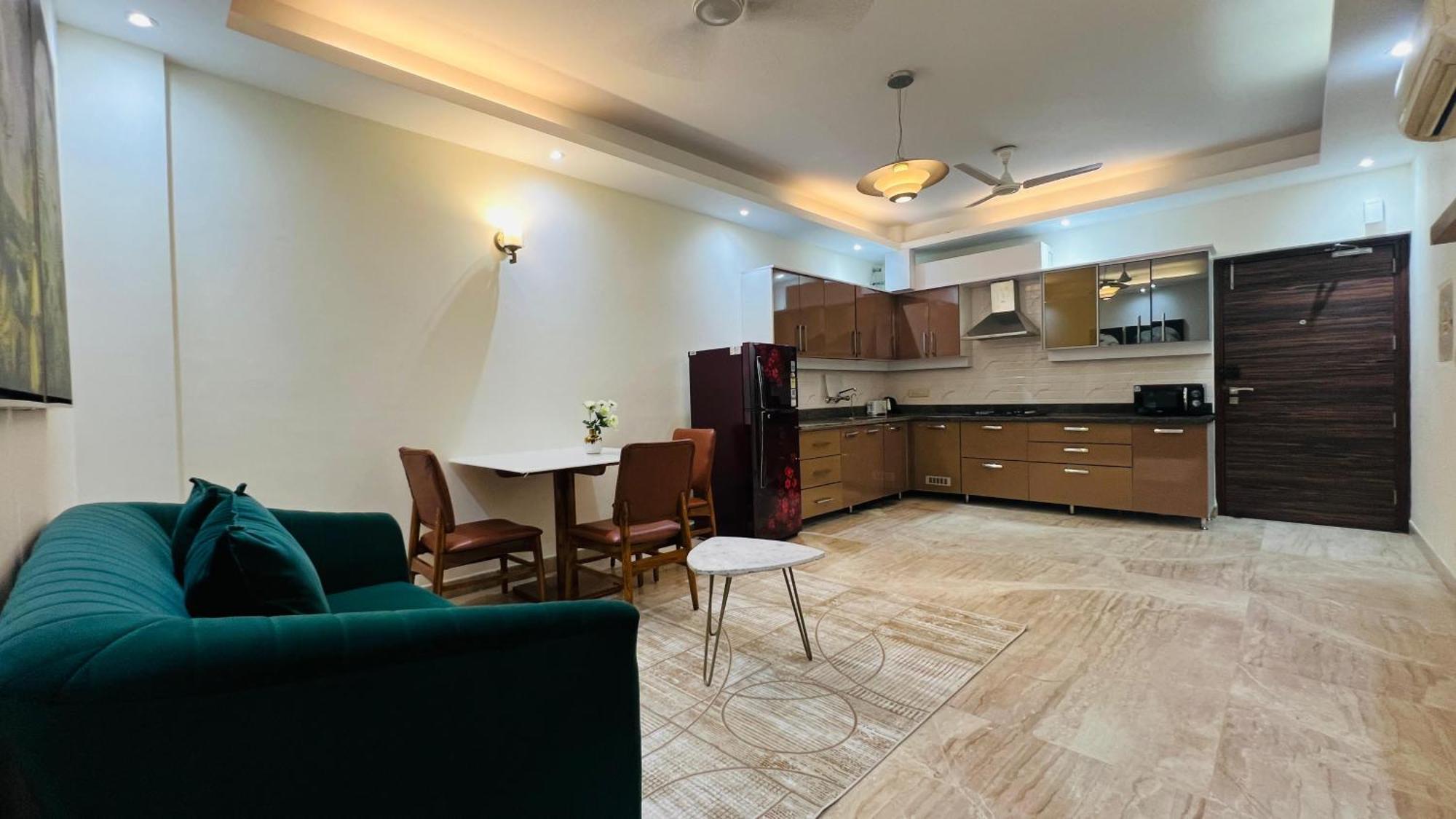 Olive Serviced Apartments - New Friends Colony Nové Dillí Exteriér fotografie