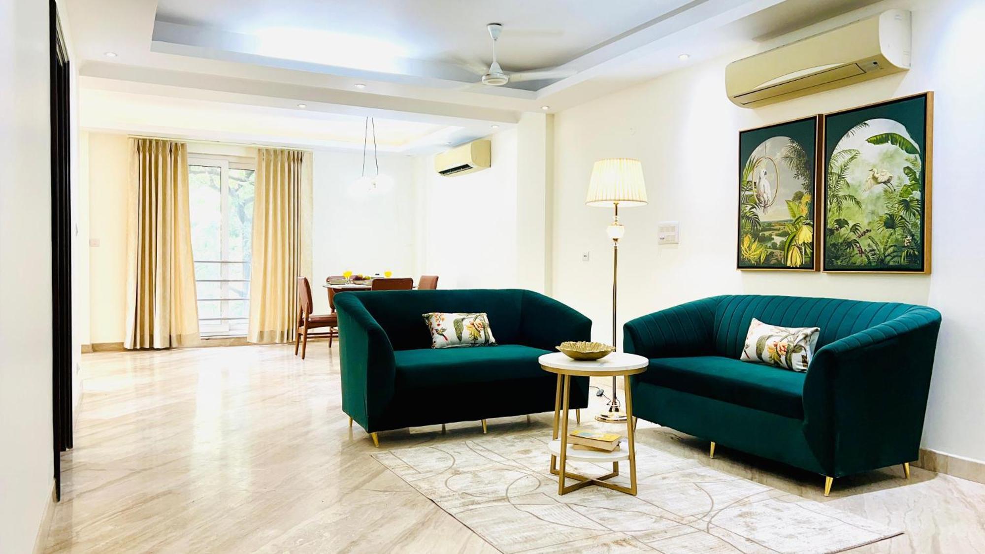 Olive Serviced Apartments - New Friends Colony Nové Dillí Pokoj fotografie